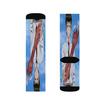 Parasyte Custom Socks Sublimation White Polyester Unisex Regular Fit