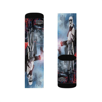 Star Wars Battlefront Arts Custom Socks Sublimation White Polyester Unisex Regular Fit