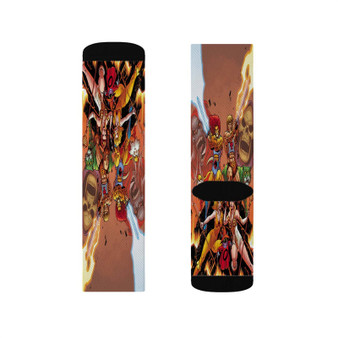 Thundercats Custom Socks Sublimation White Polyester Unisex Regular Fit