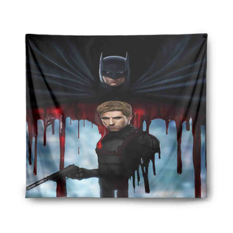 Batman and Nemesis DC Comics Custom Tapestry Polyester Indoor Wall Home Decor