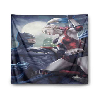 Batman Harley Quinn Custom Tapestry Polyester Indoor Wall Home Decor