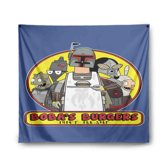 Boba Fett Bob s Burgers Custom Tapestry Polyester Indoor Wall Home Decor