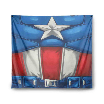 Captain America Body Custom Tapestry Polyester Indoor Wall Home Decor