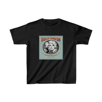 Dolly Parton Songteller Kids T-Shirt Clothing Heavy Cotton Tee