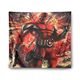 Deadpool Marvel Superhero Custom Tapestry Polyester Indoor Wall Home Decor