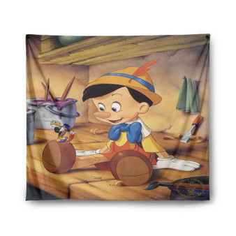 Disney Pinocchio Arts Custom Tapestry Polyester Indoor Wall Home Decor