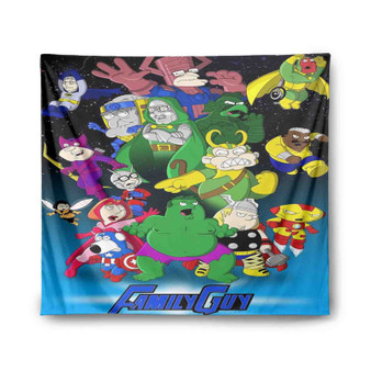 Family Guy Avengers Custom Tapestry Polyester Indoor Wall Home Decor