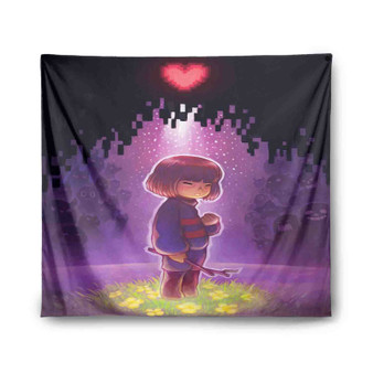 Frisk Undertale Custom Tapestry Polyester Indoor Wall Home Decor