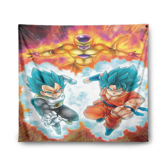 Goku Vegeta Freeza Dragon Ball Super Custom Tapestry Polyester Indoor Wall Home Decor