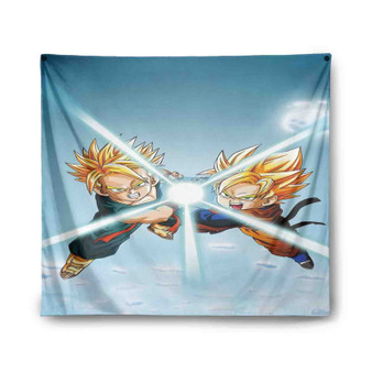 Goten and Trunks Dragon Ball Z Custom Tapestry Polyester Indoor Wall Home Decor