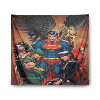 Justice League Identity Crisis Custom Tapestry Polyester Indoor Wall Home Decor