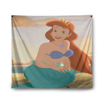 Princess Ariel The Little Mermaid Custom Tapestry Polyester Indoor Wall Home Decor