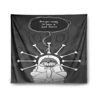 Sans Undertale Custom Tapestry Polyester Indoor Wall Home Decor