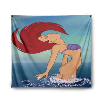 Sexy Ariel The Little Mermaid Disney Custom Tapestry Polyester Indoor Wall Home Decor