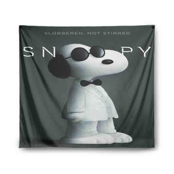 Snoopy Art Custom Tapestry Polyester Indoor Wall Home Decor