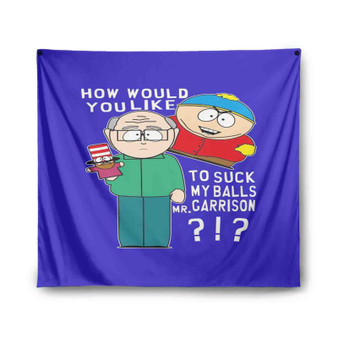 South Park Suck Balls Custom Tapestry Polyester Indoor Wall Home Decor