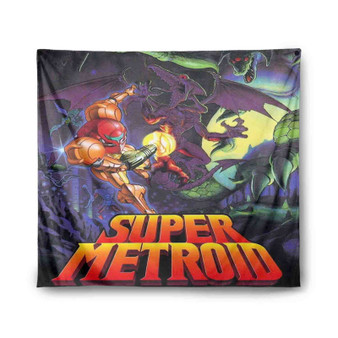 Super Metroid New Custom Tapestry Polyester Indoor Wall Home Decor