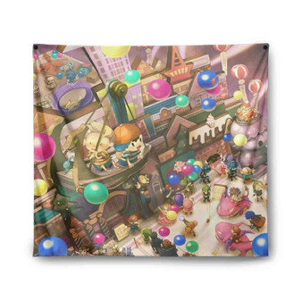 Super Smash Bros Art Custom Tapestry Polyester Indoor Wall Home Decor