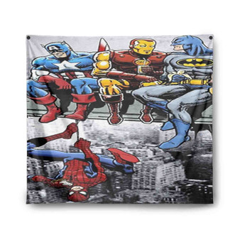 Superheroes Breakfast Of Champions Custom Tapestry Polyester Indoor Wall Home Decor