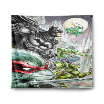 Teenage Mutant Ninja Turtles and Batman Custom Tapestry Polyester Indoor Wall Home Decor