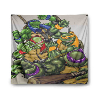 Teenage Mutant Ninja Turtles Arts Custom Tapestry Polyester Indoor Wall Home Decor