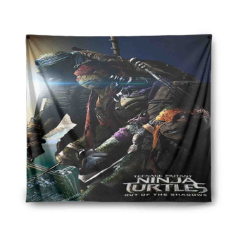 Teenage Mutant Ninja Turtles Out of the Shadows Art Custom Tapestry Polyester Indoor Wall Home Decor