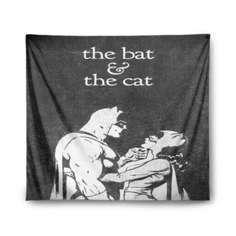 The Bat and The Cat Custom Tapestry Polyester Indoor Wall Home Decor