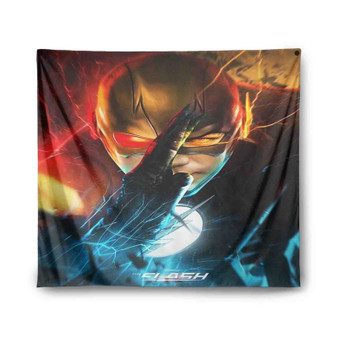 The Flash Superhero Product Custom Tapestry Polyester Indoor Wall Home Decor