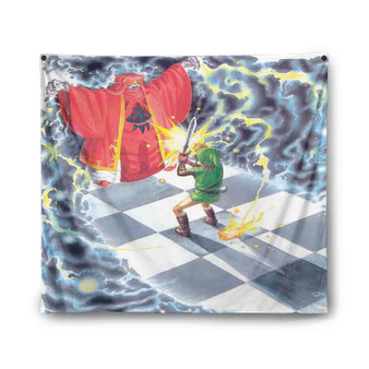 The Legend of Zelda A Link to the Past Art Custom Tapestry Polyester Indoor Wall Home Decor