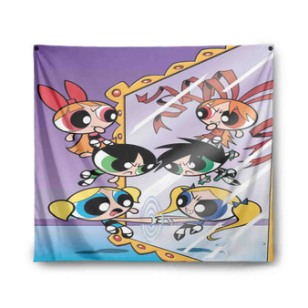 The Powerpuff Girls Evil Mirror Custom Tapestry Polyester Indoor Wall Home Decor