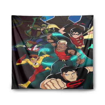 The Team Young Justice Custom Tapestry Polyester Indoor Wall Home Decor