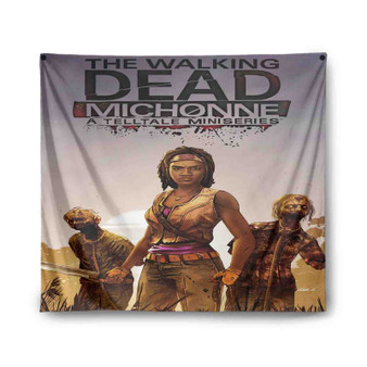 The Walking Dead Michonne Custom Tapestry Polyester Indoor Wall Home Decor