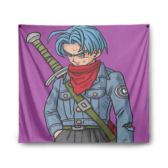 Trunks Dragon Ball Super Custom Tapestry Polyester Indoor Wall Home Decor