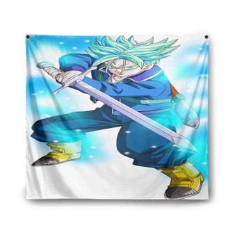Trunks Future Dragon Ball Super Custom Tapestry Polyester Indoor Wall Home Decor
