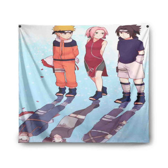 Uzumaki Naruto Sakura Haruno Kakashi Hatake Custom Tapestry Polyester Indoor Wall Home Decor