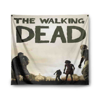 Walking Dead The Game Custom Tapestry Polyester Indoor Wall Home Decor