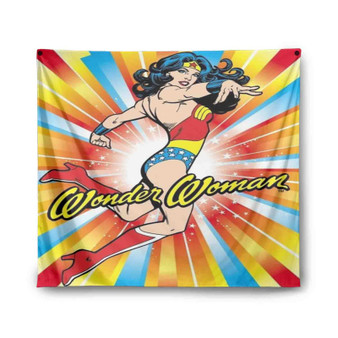 Wonder Woman Coloful Custom Tapestry Polyester Indoor Wall Home Decor