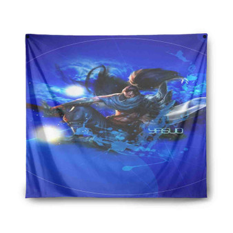 Yasuo League of Legends Custom Tapestry Polyester Indoor Wall Home Decor