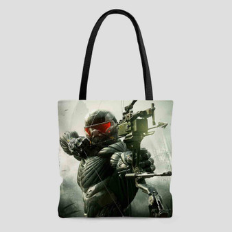 Crysis 3 Custom Tote Bag AOP With Cotton Handle