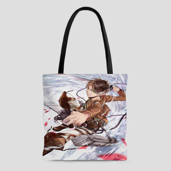 Ereb Jaeger Attack on Titan Custom Tote Bag AOP With Cotton Handle