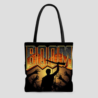 Evil Dead Doom Custom Tote Bag AOP With Cotton Handle