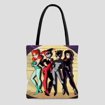 Female Villains Custom Tote Bag AOP With Cotton Handle