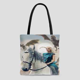 Game of Thrones Daenerys Custom Tote Bag AOP With Cotton Handle