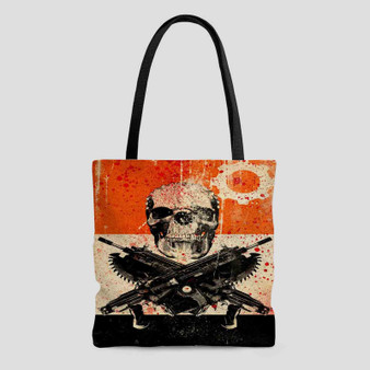 Gears Of War 3 Custom Tote Bag AOP With Cotton Handle