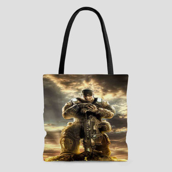 Gears Of War 4 Custom Tote Bag AOP With Cotton Handle