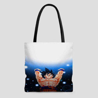 Goku Spirit Bomb Dragon Ball Z Product Custom Tote Bag AOP With Cotton Handle