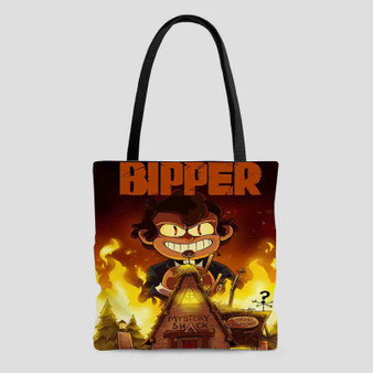 Gravity Falls Bipper Custom Tote Bag AOP With Cotton Handle