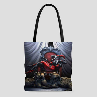 Harley Quinn Custom Tote Bag AOP With Cotton Handle