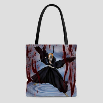 Ichigo Kurosaki Bleach Art Custom Tote Bag AOP With Cotton Handle