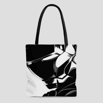 Iron Man Head Custom Tote Bag AOP With Cotton Handle